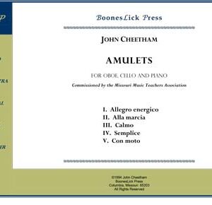 Musical composition listing by John Cheetham.