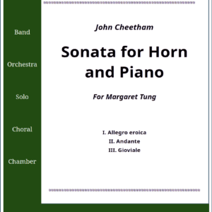 Sonata for Horn and Piano