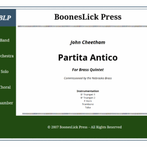 Partita Antico for Brass Quintet