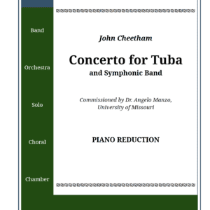 Concerto for Tuba and Band (Piano Version)